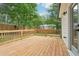 New wooden back deck overlooks the backyard, providing a private outdoor space at 2450 Elkhorn Dr, Decatur, GA 30034