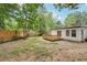 Home's backyard featuring a wooden deck, is perfect for outdoor activities in the backyard at 2450 Elkhorn Dr, Decatur, GA 30034