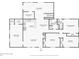 Layout of floor plan including: living room, bathroom, kitchen, bedroom, Gathering room, laundry room and bonus room at 2450 Elkhorn Dr, Decatur, GA 30034