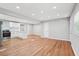Bright kitchen with white cabinets, stainless steel appliances, and hardwood floors at 2450 Elkhorn Dr, Decatur, GA 30034