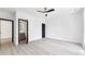 Minimalist bedroom with ensuite bathroom access at 191 Darwish Dr, Mcdonough, GA 30252