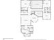 Second floor plan detailing the layout of the bedrooms and bathrooms at 4802 Moon Chase Dr, Buford, GA 30519