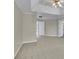 Large bedroom featuring a tray ceiling, ceiling fan and neutral walls and carpet at 823 Valley Dr, Canton, GA 30114
