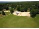 Aerial view of a community playground and sand volleyball court surrounded by green space at 823 Valley Dr, Canton, GA 30114