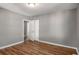 Bedroom with fresh paint and wood flooring at 1290 Campbellton Sw Rd, Atlanta, GA 30310