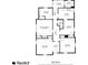 Detailed floor plan showing the layout and dimensions of the home at 1290 Campbellton Sw Rd, Atlanta, GA 30310