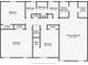 Upstairs floor plan featuring multiple bedrooms, bathrooms, closets, and a large primary bedroom suite at 2724 Saddle Ridge Lake Dr, Marietta, GA 30062