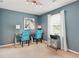 Bright office area with desk, chairs, and natural light perfect for a productive workspace at 2724 Saddle Ridge Lake Dr, Marietta, GA 30062