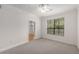 Comfortable bedroom with a view to the dining room at 3777 Peachtree Ne Rd # 1536, Atlanta, GA 30319