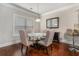 Cozy breakfast nook or dining area featuring a table for four and natural light at 3780 Casual Ridge Way, Loganville, GA 30052