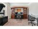 Dedicated home office space with ample storage, dual monitor setup, and comfortable seating at 3780 Casual Ridge Way, Loganville, GA 30052