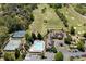 Overhead aerial showcasing golf course, tennis courts and swimming pool in the community at 402 Glenhurst Trce, Canton, GA 30115
