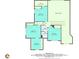 Upstairs floor plan reveals bedroom and bathroom placements for convenient living at 402 Glenhurst Trce, Canton, GA 30115