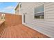View of wood balcony and siding of home at 6304 Brookwater Vw, Mableton, GA 30126