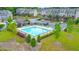 Aerial view of community pool at 6304 Brookwater Vw, Mableton, GA 30126