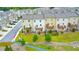Charming townhomes feature rear patios, green spaces, and lush landscaping, ideal for outdoor enjoyment and relaxation at 6304 Brookwater Vw, Mableton, GA 30126