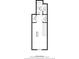 Second floor plan showcasing a bedroom, bathroom, and walk-in closets, with detailed measurements at 1659 Beecher Sw St, Atlanta, GA 30310