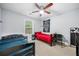 Bedroom with bunk beds and ceiling fan at 823 Langley View Ct, Loganville, GA 30052
