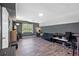 Spacious basement area featuring durable wood-look flooring and plenty of room for activities and storage at 257 Browning Cir, Acworth, GA 30101