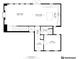 Detailed floor plan of the first floor layout including the living room, dining room, and kitchen at 1026 Towne Mill Xing, Canton, GA 30114