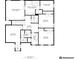 Second floor plan displays bedrooms, bathrooms, closets, laundry, and hallway for clear layout at 1026 Towne Mill Xing, Canton, GA 30114