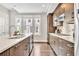 Well-appointed kitchen boasts an island, stainless steel appliances, and plenty of space for cooking and entertaining at 215 Arizona Ne Ave # 6, Atlanta, GA 30307