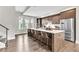Gourmet kitchen with a large island, stainless steel appliances, and plenty of cabinets and counter space at 215 Arizona Ne Ave # 6, Atlanta, GA 30307