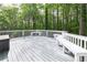 Spacious back deck surrounded by woods at 2317 Danielle Ct, Marietta, GA 30062