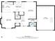Home floor plan layout showcasing two floors, including kitchen, bedrooms, and garage at 2317 Danielle Ct, Marietta, GA 30062