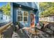 Relaxing deck with comfortable seating, modern outdoor decor, and ample space, ideal for enjoying the backyard at 281 Griffin Nw St, Atlanta, GA 30314