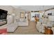 Open-concept living space with modern kitchen and cozy living room at 127 Laurel Farms Ln, Dallas, GA 30157