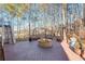 Relax on this beautiful backyard deck, featuring a stone firepit at 1584 Fernstone Nw Cir, Acworth, GA 30101