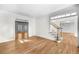 Inviting living room with hardwood floors and an open floor plan at 1584 Fernstone Nw Cir, Acworth, GA 30101