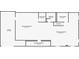 Basement floor plan featuring a finished area, utility room, bathroom, laundry room, and garage at 1652 Detroit Nw Ave, Atlanta, GA 30314