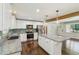 Well-lit kitchen island with granite countertop at 1652 Detroit Nw Ave, Atlanta, GA 30314
