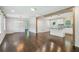 Open-concept layout connecting the living area and the modern kitchen at 1652 Detroit Nw Ave, Atlanta, GA 30314