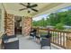 Inviting covered porch with brick accents and comfortable outdoor seating at 1652 Detroit Nw Ave, Atlanta, GA 30314