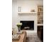Close-up of the living room fireplace at 266 Adair St, Decatur, GA 30030