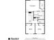 Upstairs floor plan shows main bedroom, primary bath, and two additional bedrooms at 1290 Fernwood Ne Cir, Brookhaven, GA 30319
