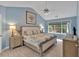 Main bedroom with vaulted ceiling, lots of light, and neutral walls at 3463 Chastain Glen Ne Ln, Marietta, GA 30066
