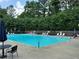 Community pool featuring lounge chairs, tables and umbrellas at 602 Springharbor Dr, Woodstock, GA 30188