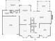 Detailed floor plan highlighting the layout of the home's main level at 745 Amberton Close, Suwanee, GA 30024