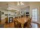 Well-appointed kitchen seamlessly flows into the dining and living areas at 1655 Holly Lake Cir, Snellville, GA 30078