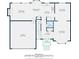 Layout features kitchen, living room, dining room, Gathering room, and garage at 2875 Riverbend Ct, Snellville, GA 30078