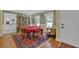 Formal dining room featuring hardwood floors and a classic china cabinet at 3139 Mary Dr, Marietta, GA 30066