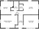A 2D layout illustration of the home, featuring dimensions of each room at 1677 Wayland Ne Cir, Brookhaven, GA 30319