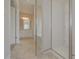 Modern bathroom featuring glass enclosed shower, double sink vanity, and neutral tile flooring at 494 Charleston Pl, Villa Rica, GA 30180
