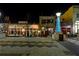Night view of the town square with restaurants and shops, creating a vibrant scene at 67 Lannon Ne Ave, Atlanta, GA 30317