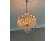 Close up of a crystal chandelier at 415 Collegiate Dr, Powder Springs, GA 30127