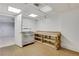 Unfinished basement with vintage stove and utility space at 1020 Riverside Rd, Roswell, GA 30076